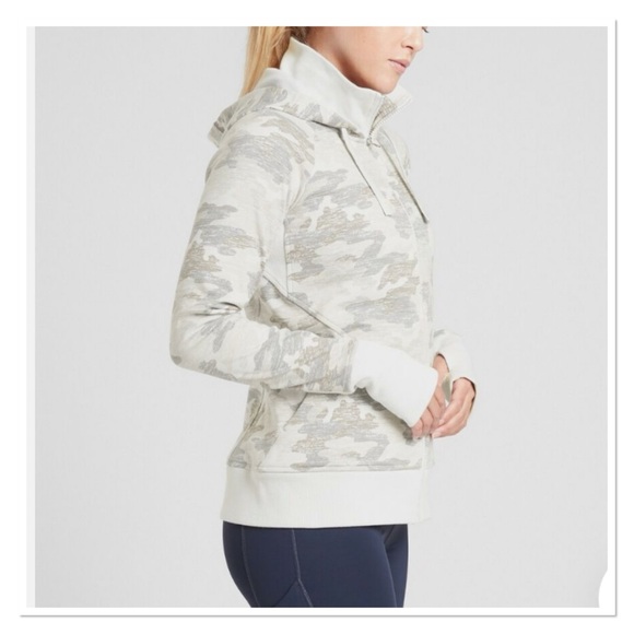 ATHLETA "Triumph" Grey Camo Zip Hoodie/Jacket - Picture 16 of 16